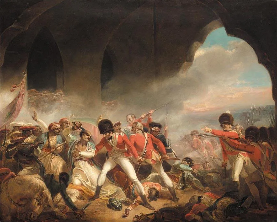 The Storming of Seringapatam, 4 May 1799 — oil painting